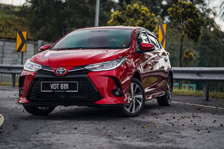 2021 Toyota Yaris facelift launched in Malaysia – now with AEB, LDA; LED headlamps standard, from RM71k 1225511