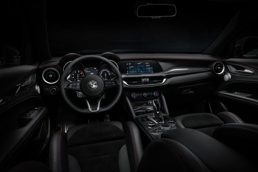 2021 Alfa Romeo Stelvio Veloce Ti – sportier exterior, updated interior equipment, carbon-fibre drive shaft 1223389