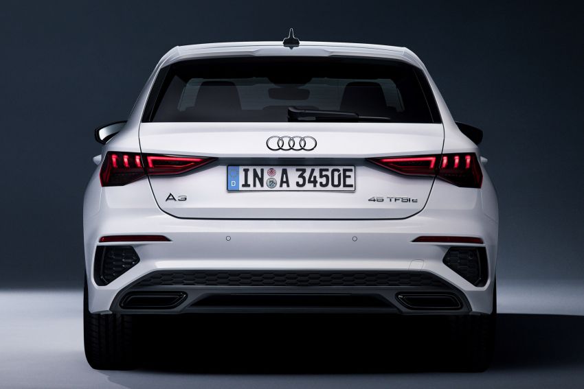2021 Audi A3 Sportback 45 TFSI e debuts – 1.4L PHEV with 245 PS and 400 Nm; up to 74 km electric range 1221605