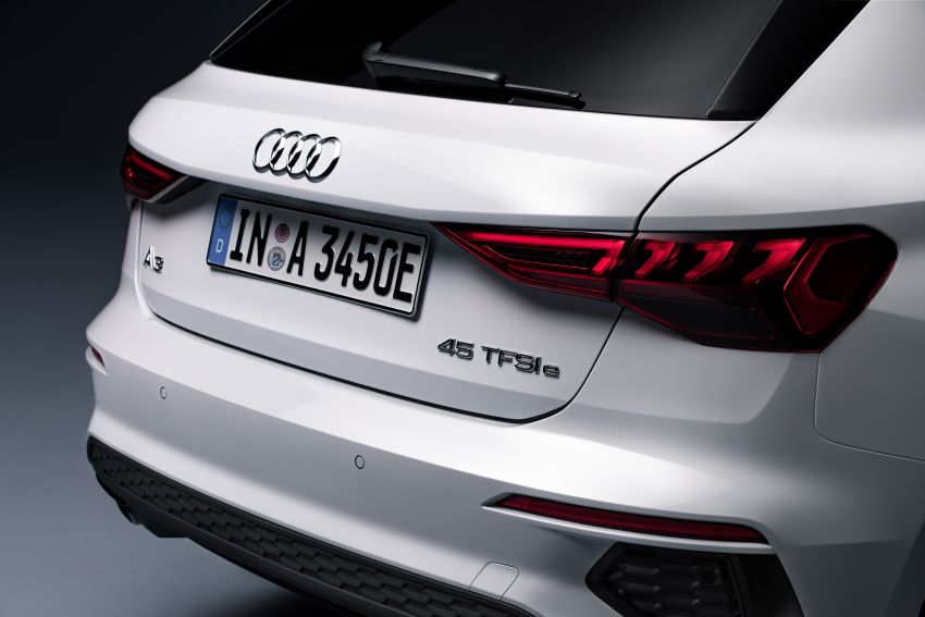 2021 Audi A3 Sportback 45 TFSI e debuts – 1.4L PHEV with 245 PS and 400 Nm; up to 74 km electric range 1221609
