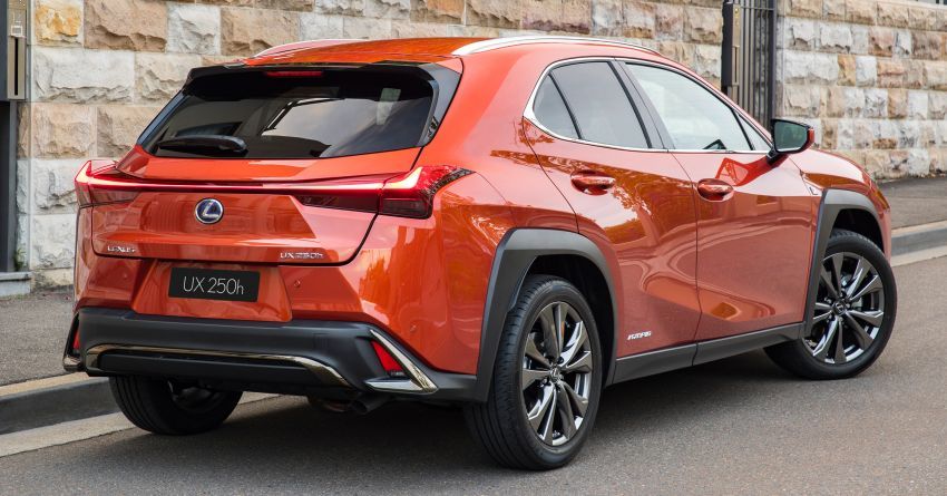 Lexus UX pasaran Australia dikemaskini — ECU talaan semula, CVT, kabin lebih senyap, harga lebih murah 1220175