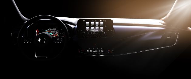2021 Nissan Qashqai interior teased – 10.8-inch head-up display, Home-to-Car connectivity, roomier cabin