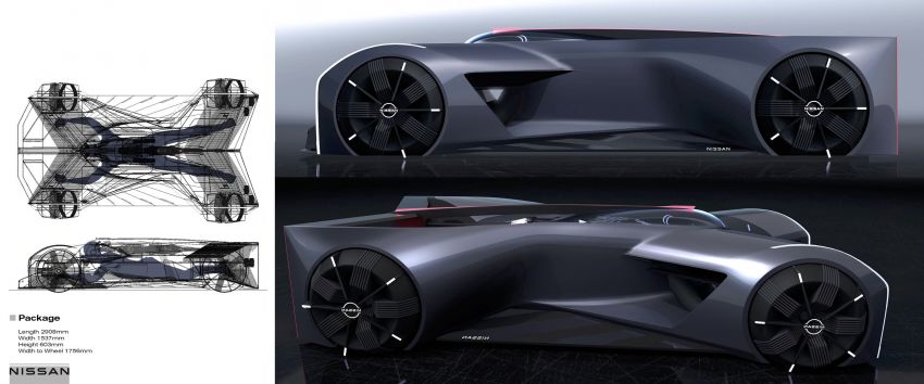 Nissan GT-R (X) Concept 2050 – gambaran model masa depan, bergerak guna kawalan minda pemandu 1227417