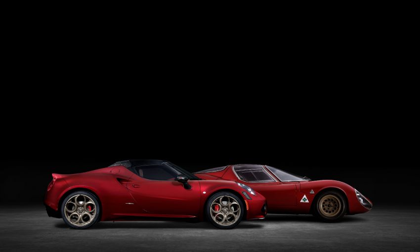 Alfa Romeo 4C Spider 33 Stradale Tributo – 33-unit limited run for the US; homage to mid-engined classic 1224244