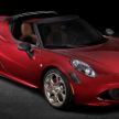 Alfa Romeo 4C Spider 33 Stradale Tributo – 33-unit limited run for the US; homage to mid-engined classic