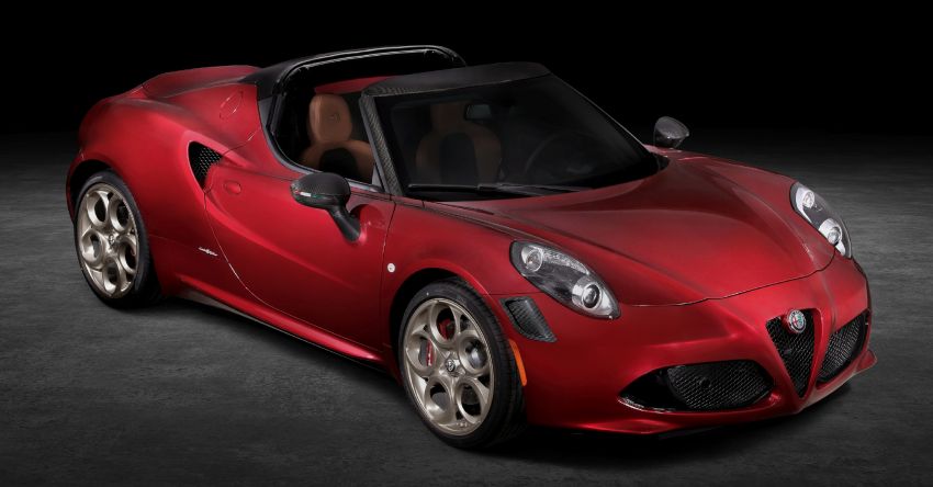 Alfa Romeo 4C Spider 33 Stradale Tributo – 33-unit limited run for the US; homage to mid-engined classic 1224267