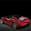 Alfa Romeo 4C Spider 33 Stradale Tributo – 33-unit limited run for the US; homage to mid-engined classic