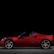 Alfa Romeo 4C Spider 33 Stradale Tributo – 33-unit limited run for the US; homage to mid-engined classic