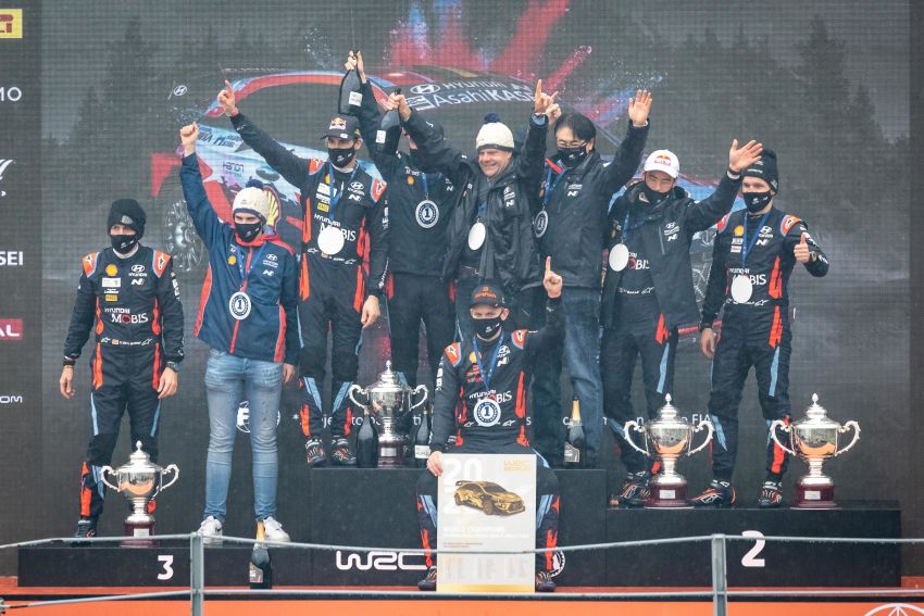 Hyundai secures second consecutive WRC title in 2020 1221577