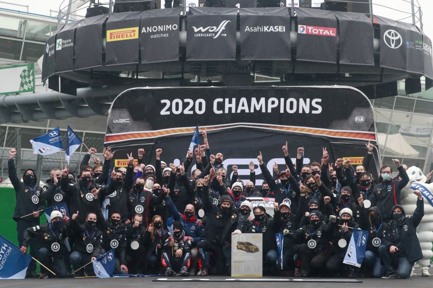 Hyundai secures second consecutive WRC title in 2020 1221578