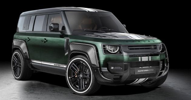 Land Rover Defender Racing Green Edition by Carlex Design – brown and green-themed SUV; RM420k