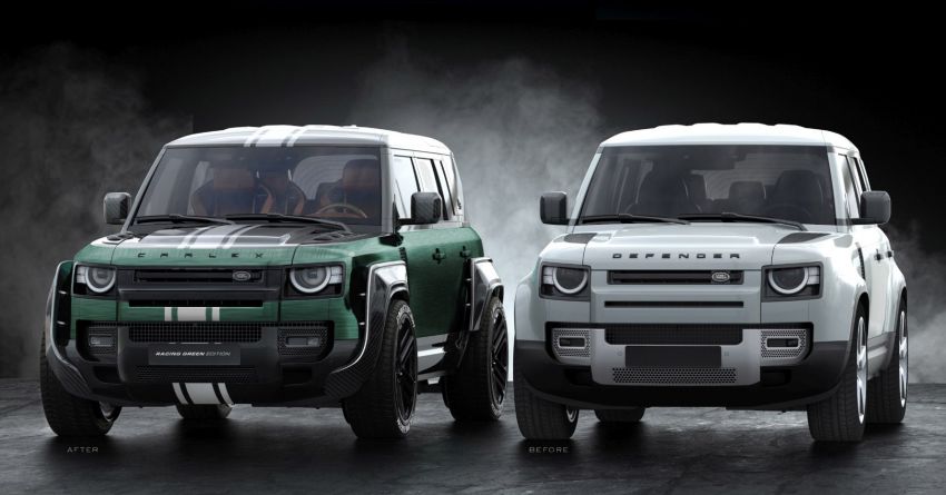 Land Rover Defender Racing Green Edition by Carlex Design – brown and green-themed SUV; RM420k 1220526