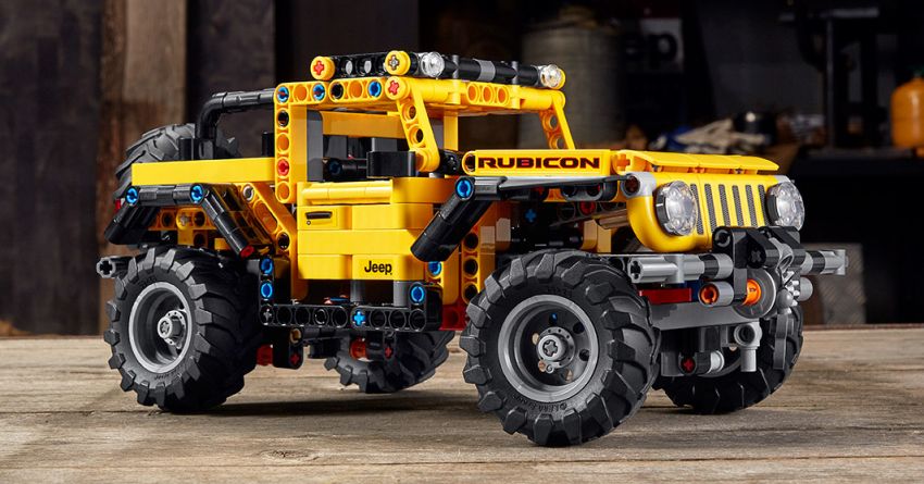 Lego Technic Jeep Wrangler Rubicon revealed – 665-piece set with articulating suspension and winch 1220656