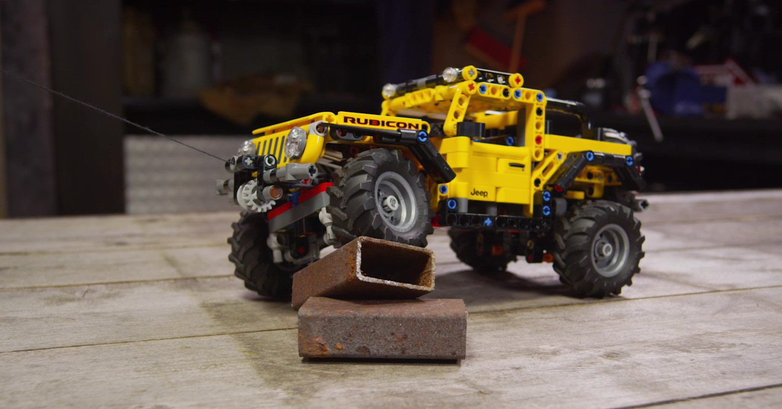 Lego Technic Jeep Wrangler Rubicon revealed â 665-piece set with articulating suspension and 