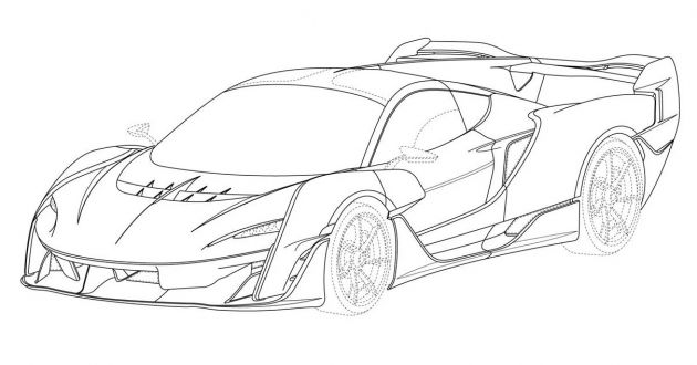 McLaren Sabre’s design revealed in new patent photos