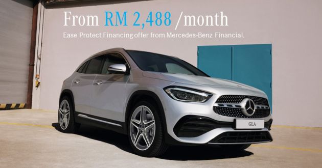 AD: Own the new Mercedes-Benz GLA hassle-free through EaseProtect Financing – from RM2,488/mth