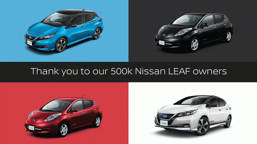 Nissan Leaf turns ten years old: over 500,000 EVs sold 1221046