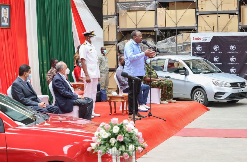 Proton Saga CKD Kenya didedahkan di pasaran berkenaan, dikendali oleh Simba Corporation 1223272