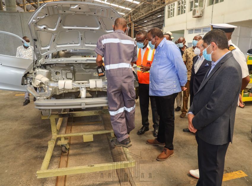 Proton Saga CKD Kenya didedahkan di pasaran berkenaan, dikendali oleh Simba Corporation 1223267