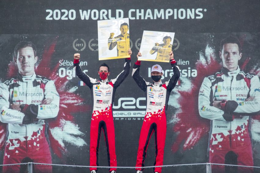 Sébastien Ogier takes seventh WRC title with Toyota 1221394