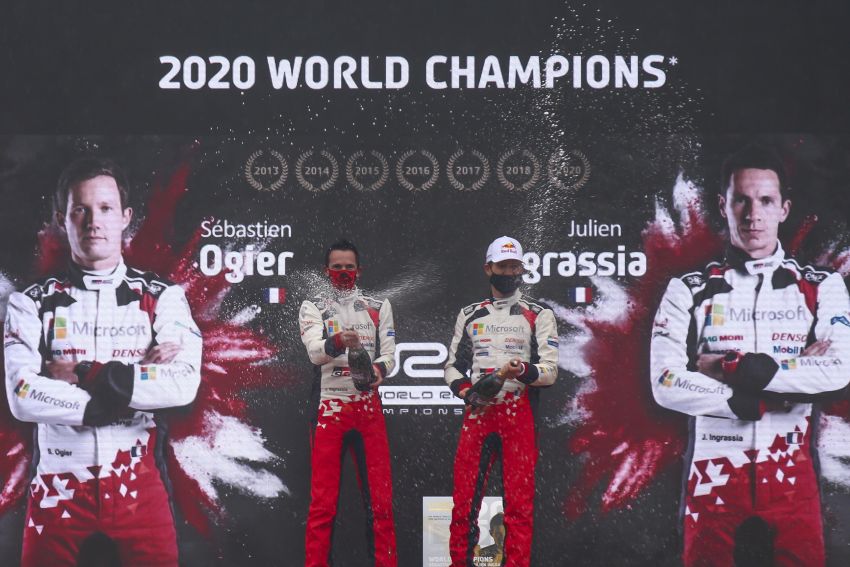 Sébastien Ogier takes seventh WRC title with Toyota 1221407