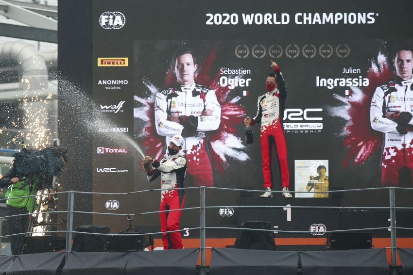 Sébastien Ogier takes seventh WRC title with Toyota 1221409
