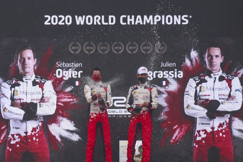 Sébastien Ogier takes seventh WRC title with Toyota 1221410