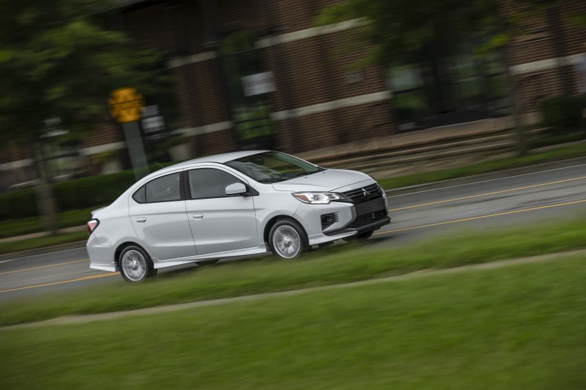 2021 Mitsubishi Mirage hatch, Mirage G4 sedan facelifts debut in US – AEB standard, from RM57k 1232304