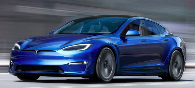 2021 Tesla Model S facelift – new interior with half-rim steering yoke, onboard gaming computer, 1,020 hp