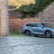 2021 Toyota Highlander seven-seat SUV launched in Europe – hybrid powertrain only; 248 PS, 6.6 l/100 km