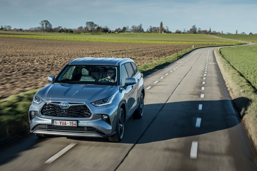 2021 Toyota Highlander seven-seat SUV launched in Europe – hybrid powertrain only; 248 PS, 6.6 l/100 km 1239692