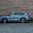 2021 Toyota Highlander seven-seat SUV launched in Europe – hybrid powertrain only; 248 PS, 6.6 l/100 km