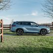 2021 Toyota Highlander seven-seat SUV launched in Europe – hybrid powertrain only; 248 PS, 6.6 l/100 km
