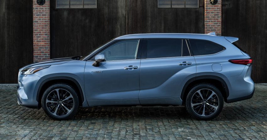 2021 Toyota Highlander seven-seat SUV launched in Europe – hybrid powertrain only; 248 PS, 6.6 l/100 km 1239730