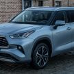 2021 Toyota Highlander seven-seat SUV launched in Europe – hybrid powertrain only; 248 PS, 6.6 l/100 km