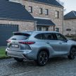 2021 Toyota Highlander seven-seat SUV launched in Europe – hybrid powertrain only; 248 PS, 6.6 l/100 km
