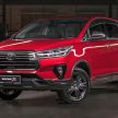 Toyota Innova facelift 2021 – tempahan kini dibuka, tiga varian, harga bermula RM112k hingga RM130k