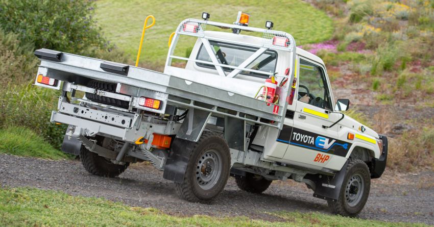 Toyota Australia, BHP unveil new battery electric-converted Land Cruiser for underground mining use 1232732