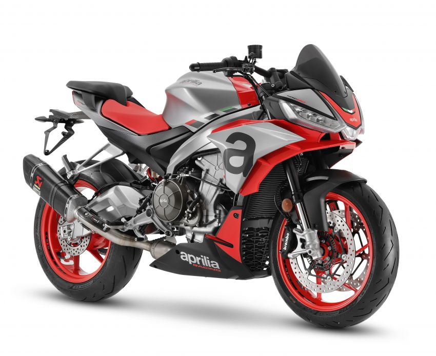 Aprilia Tuono 660 sport naked – 94 hp, 183 kg kerb weight; 47 hp version for restricted license riders 1233016