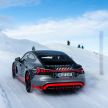 Audi e-tron GT gets teased again at Neckarsulm plant
