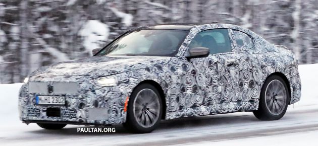 SPYSHOTS: 2021 BMW 2 Series Coupe on winter test