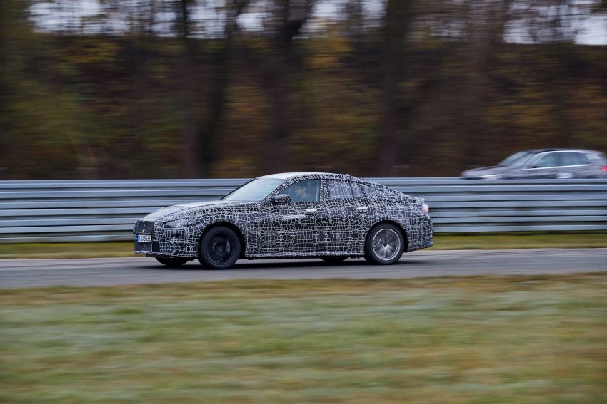 BMW i4 teaser takes jab at Tesla, saying “simply accelerating fast in a straight line is not enough” 1238640
