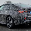 BMW i4 teaser takes jab at Tesla, saying “simply accelerating fast in a straight line is not enough”