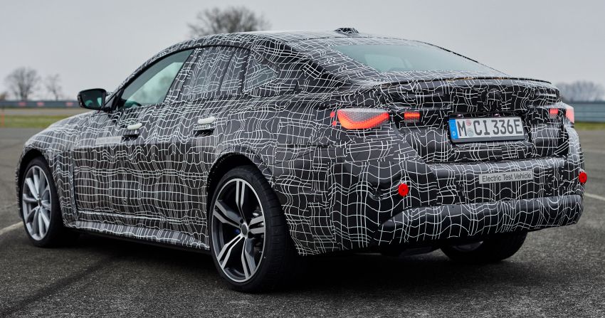 BMW i4 teaser takes jab at Tesla, saying “simply accelerating fast in a straight line is not enough” 1238667