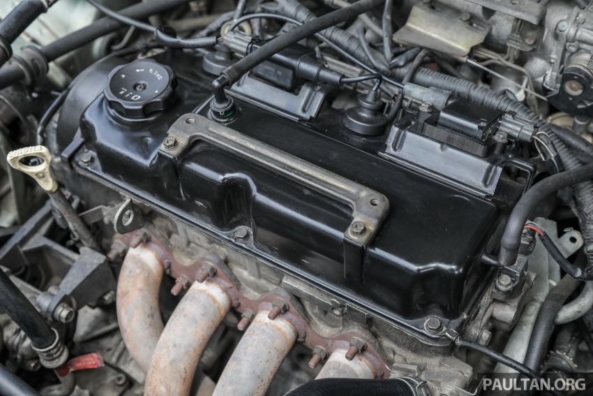 Safest method for cleaning a really dirty engine bay –  brush, towels and some elbow grease, not water hose 1237079