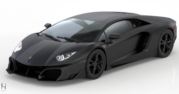 Huber Era debuts – a Lamborghini Aventador homage