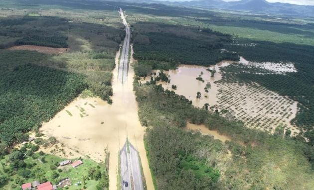 Laluan LPT1 dari Temerloh-Lanchang masih ditutup