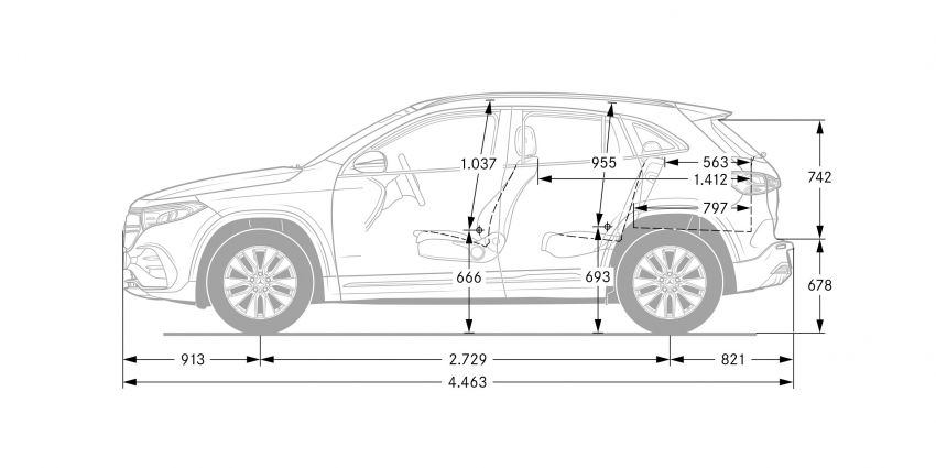 Mercedes-Benz EQA revealed – electric GLA with 190 PS, 375 Nm, 0-100 km/h in 8.9 secs, 426 km range 1237388