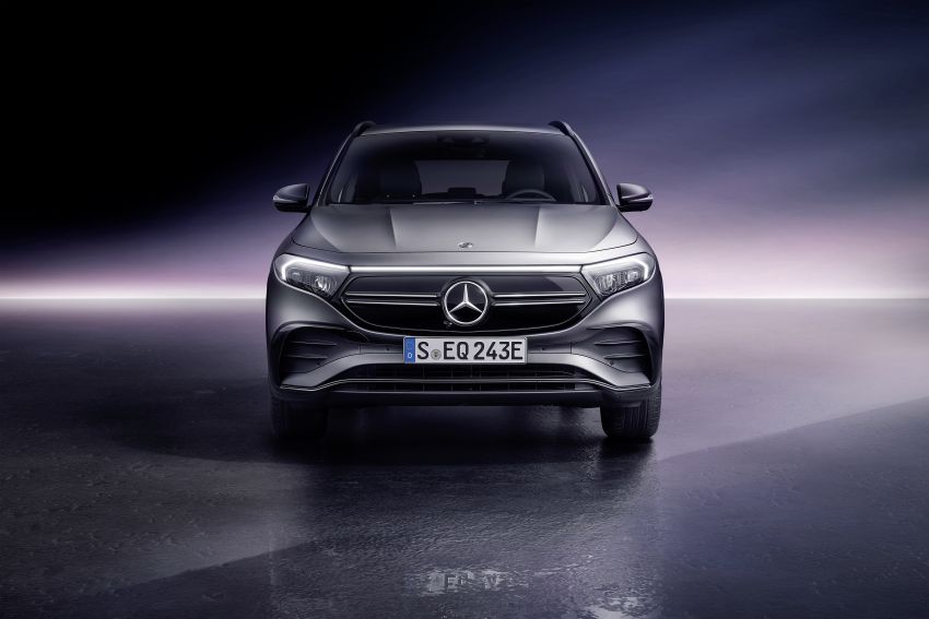Mercedes-Benz EQA revealed – electric GLA with 190 PS, 375 Nm, 0-100 km/h in 8.9 secs, 426 km range 1237284