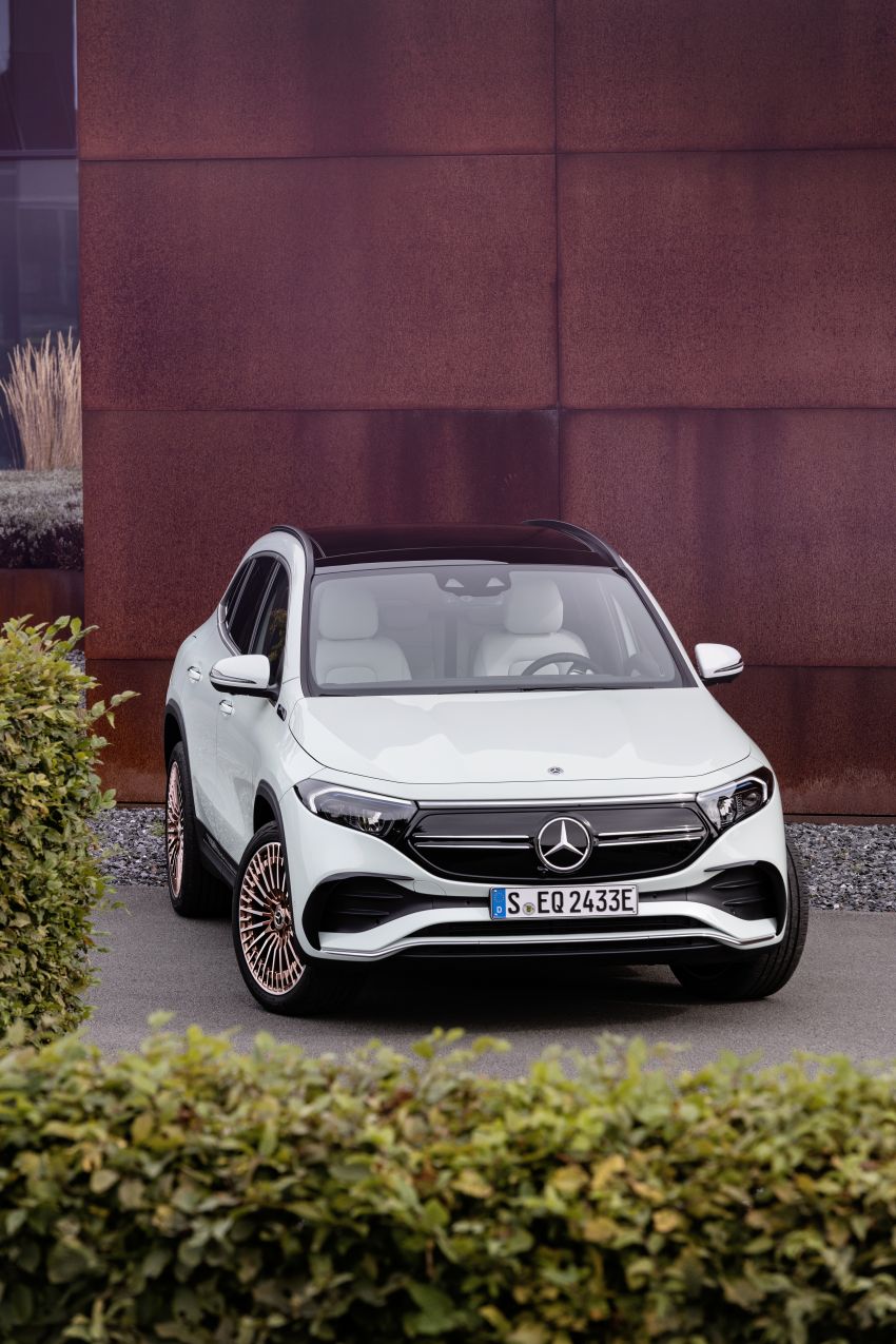 Mercedes-Benz EQA revealed – electric GLA with 190 PS, 375 Nm, 0-100 km/h in 8.9 secs, 426 km range 1237349